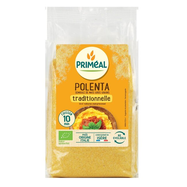 Polenta - maismeel met grote korrels bio 500 Gram