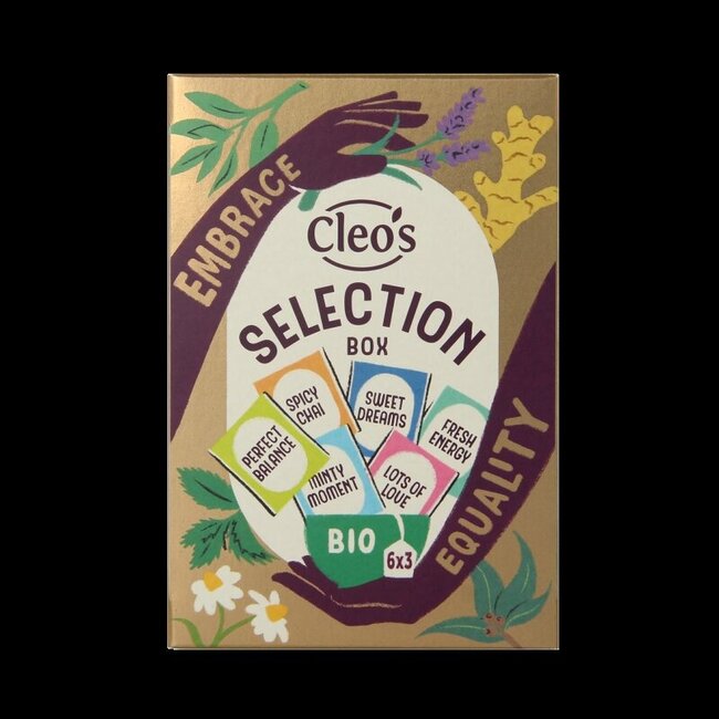 Selection box bio 18 Zakjes
