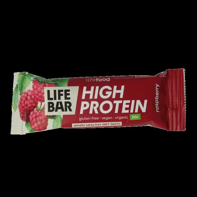 Lifebar proteine framboos bio 40 Gram