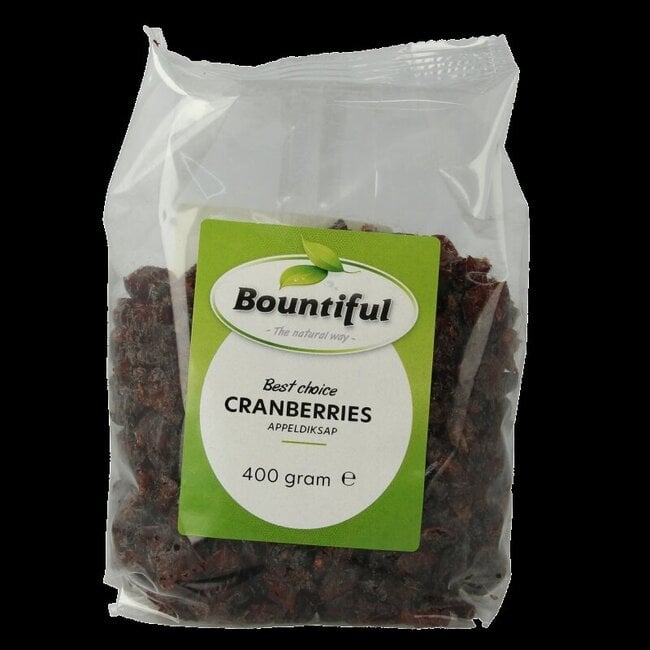 Cranberries appeldiksap 400 Gram