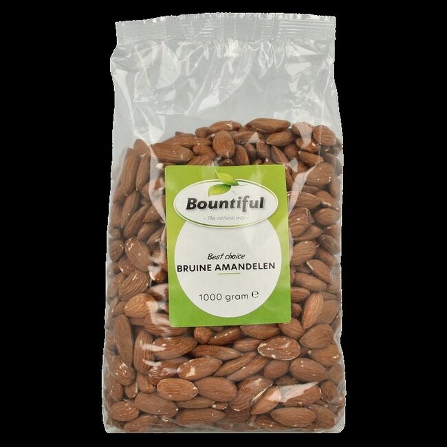 Bruine amandelen 1000 Gram