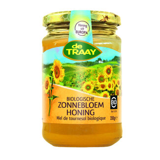 Traay Zonnebloem honing creme bio 350 Gram
