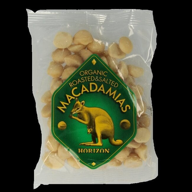 Macadamianoten gezout bio 100 Gram