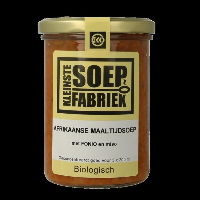 Afrikaanse maaltijdsoep met fonio en miso bio 400 Milliliter