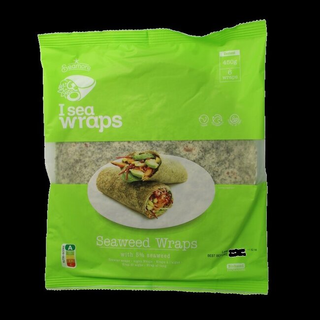 Zeewier wrap 6 Stuks