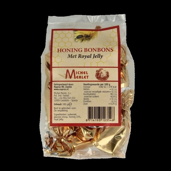Honing bonbons royal jelly  100 Gram