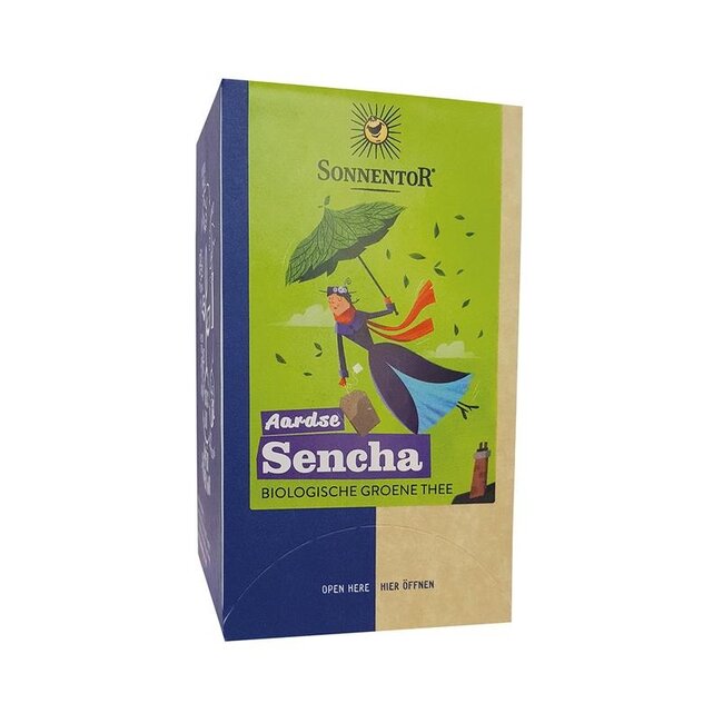 Aardse sencha thee bio 18 Stuks