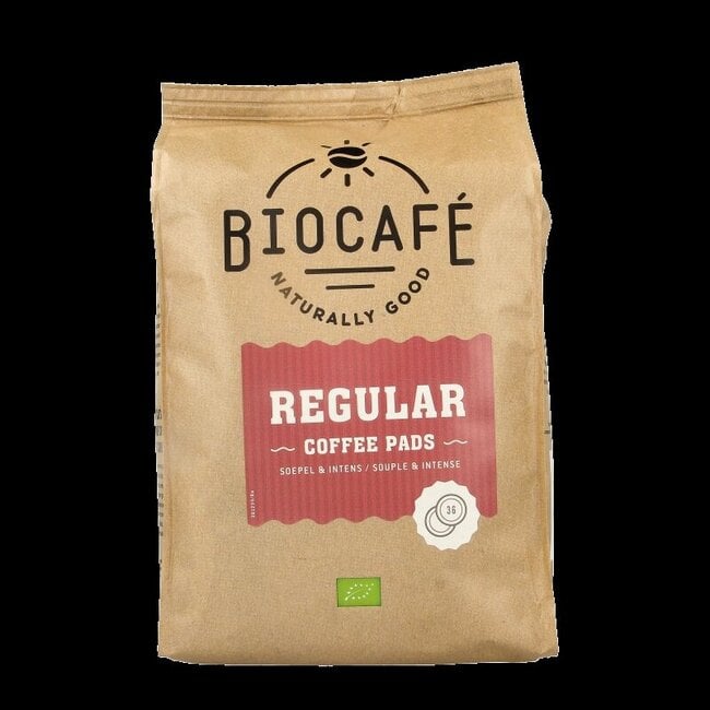 Coffee pads regular bio 36 Stuks