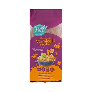 TerraSana Vietnam bruine rijst vermicelli bio 250 Gram