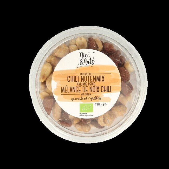 Chili notenmix met katjang pedis geroosterd bio 175 Gram