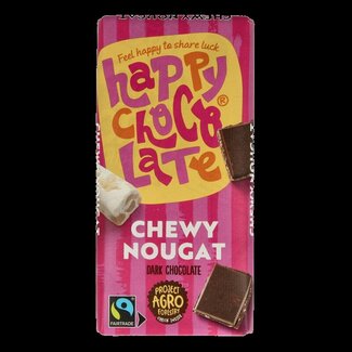 Happy Chocolate Puur nougat bio 100 Gram