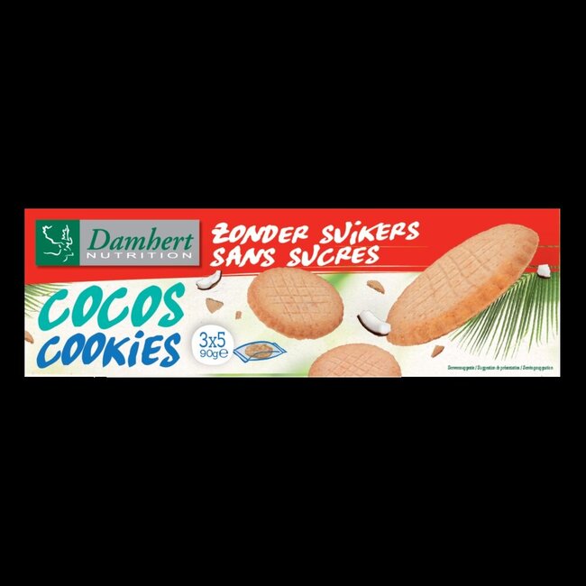 Cocos cookies zonder suikers 90 Gram