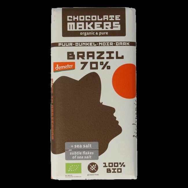 Brazil 70% puur demeter bio 80 Gram
