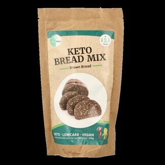 Go-Keto Brood bak mix bruin brood keto koolhydraatarm 245 Gram