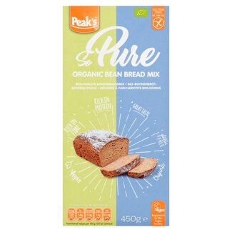 Peak's So pure bean breadmix glutenvrij bio 450 Gram