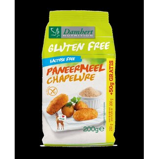 Damhert Paneermeel glutenvrij +50 gram gratis 200 Gram