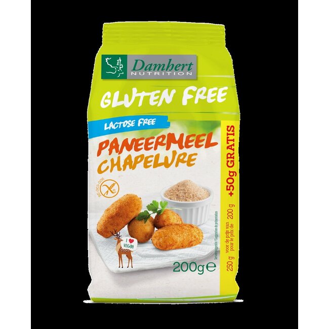 Paneermeel glutenvrij +50 gram gratis 200 Gram