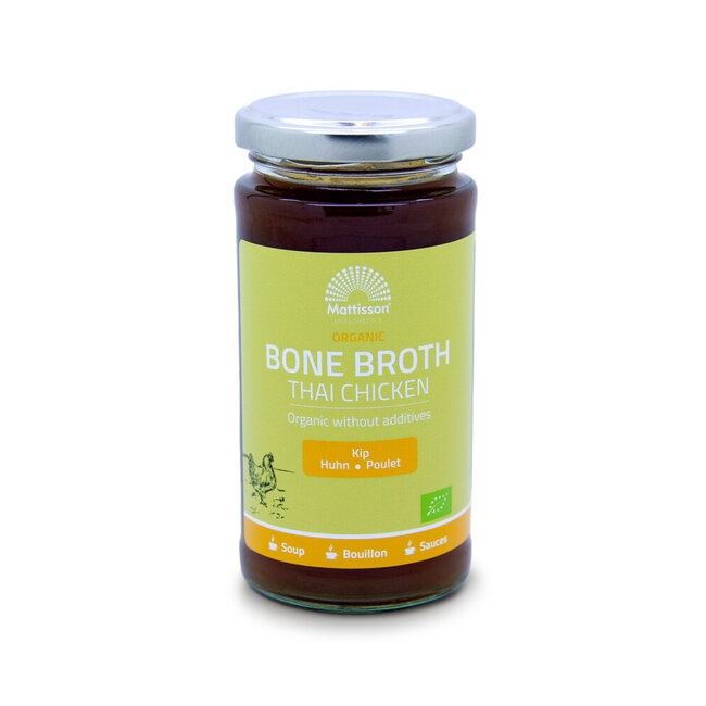 Organic Thai chicken bone broth 240 Milliliter