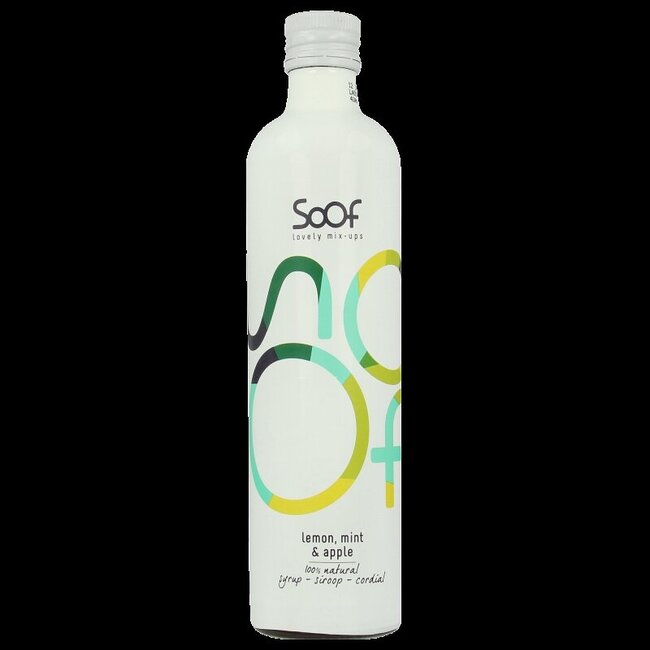 Siroop citroen munt & appel 340 Milliliter
