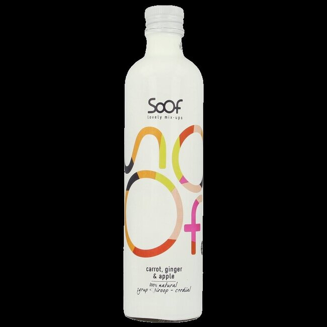 Siroop wortel gember & appel 340 Milliliter