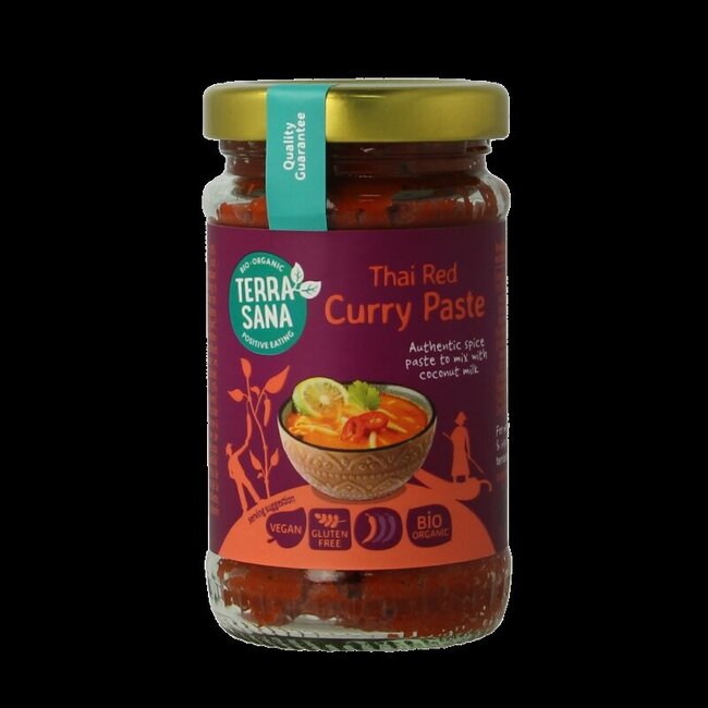 Thaise rode currypasta bio 120 Gram