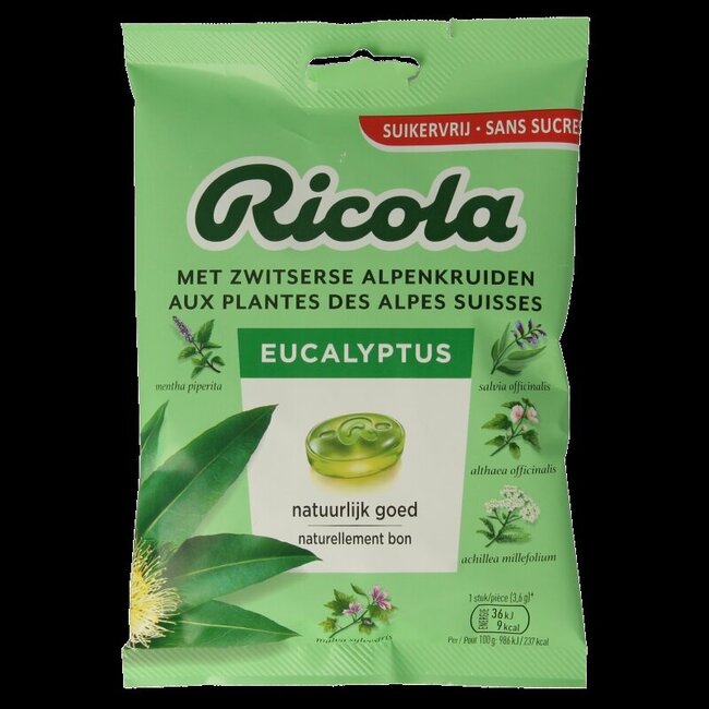 Eucalyptus suikervrij 75 Gram
