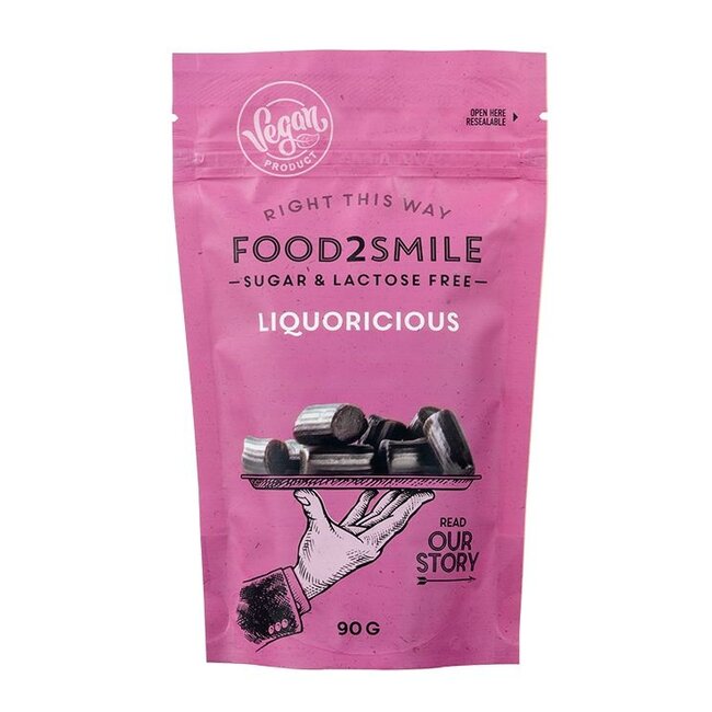 Liquoricious suikervrij lactosevrij 90 Gram