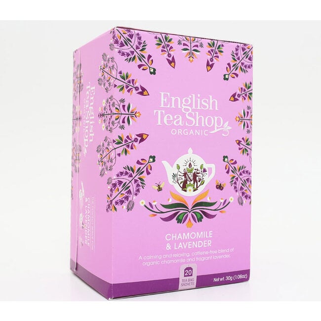 Chamomile & lavender tea bio 20 Zakjes