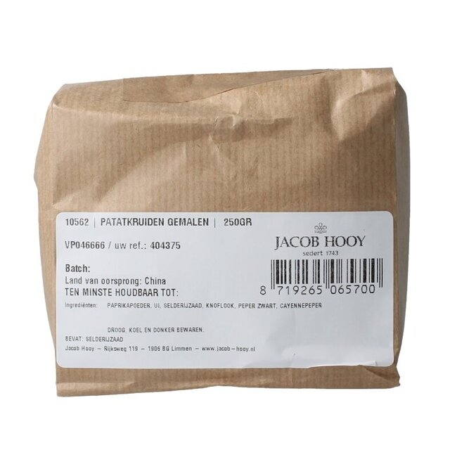 Patatkruiden gemalen 250 Gram