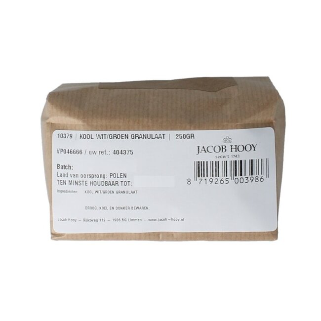 Kool wit/groen granulaat 250 Gram