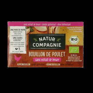 Natur Compagnie Kippenbouillonblokjes zonder gist bio 8 Stuks