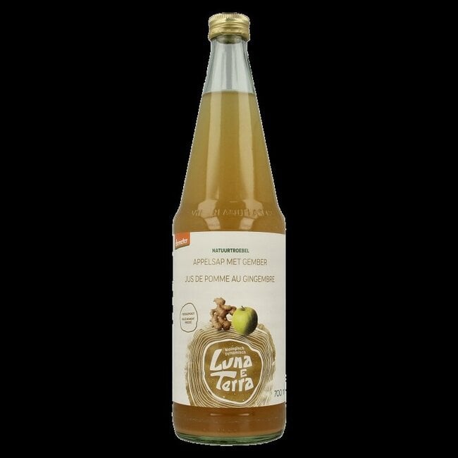 Appelsap met gember natuurtroebel demeter bio 700 Milliliter