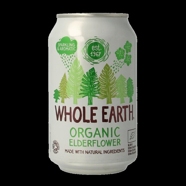 Sparkling elderflower bio 330 Milliliter