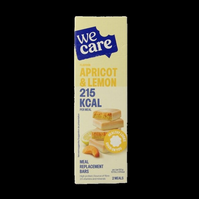 Meal replacement bars apricot & lemon 116 Gram