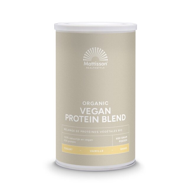 Mattisson Organic vegan protein blend vanilla 400 Gram