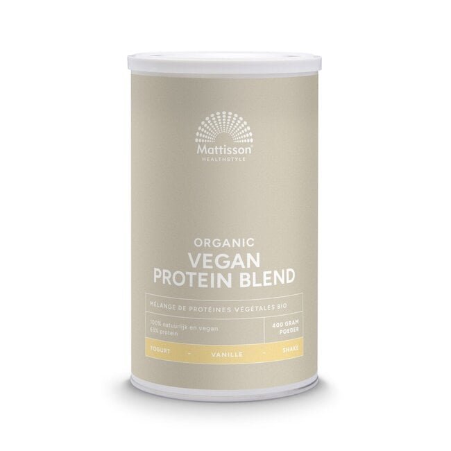 Organic vegan protein blend vanilla 400 Gram