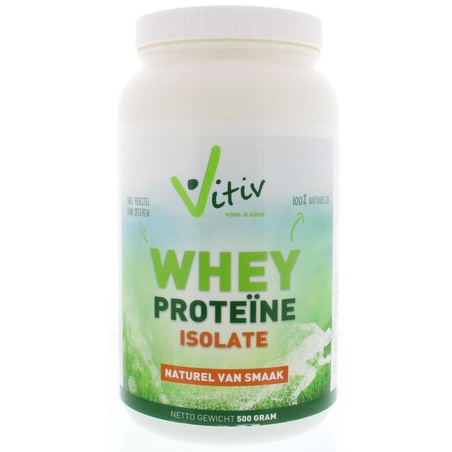Whey proteine isolaat 500 Gram