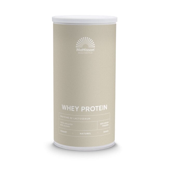 Sport wei whey proteine concentraat naturel 450 Gram