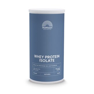 Mattisson Mattisson Whey protein isolate isolaat sport 500 Gram