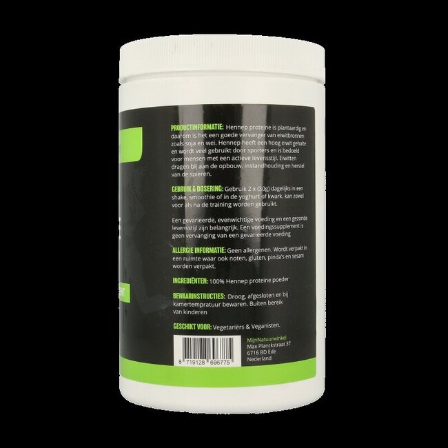 MijnNatuurwinkel Protéine de chanvre vegan 500 g