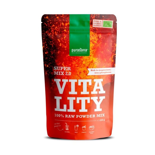 Vitality mix 2.0 vegan bio 250 Gram