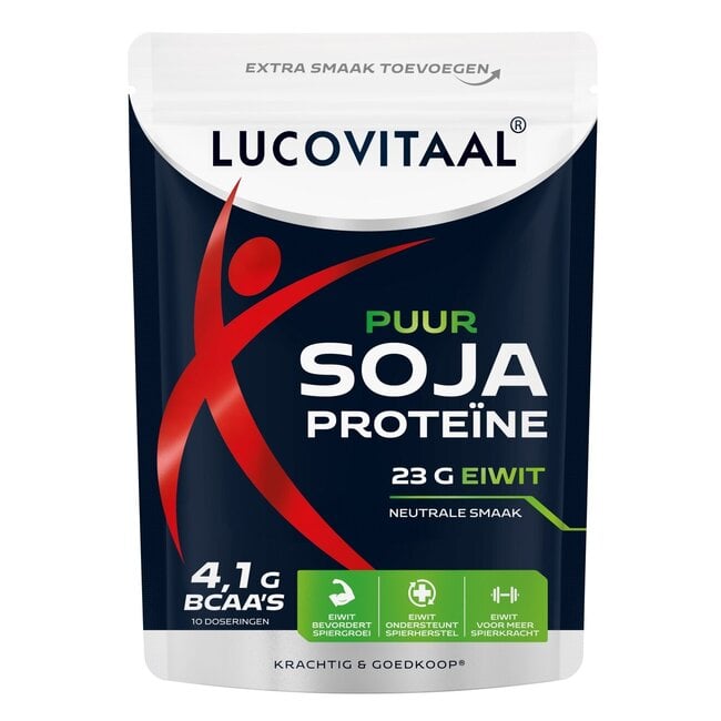 Protein soja poeder puur 250 Gram