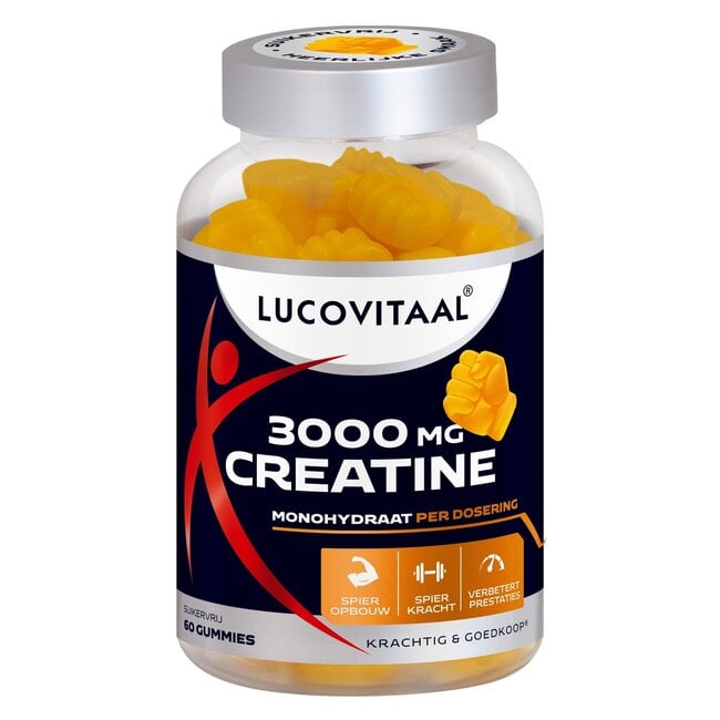 Creatine 3000mg gummies 60 Stuks