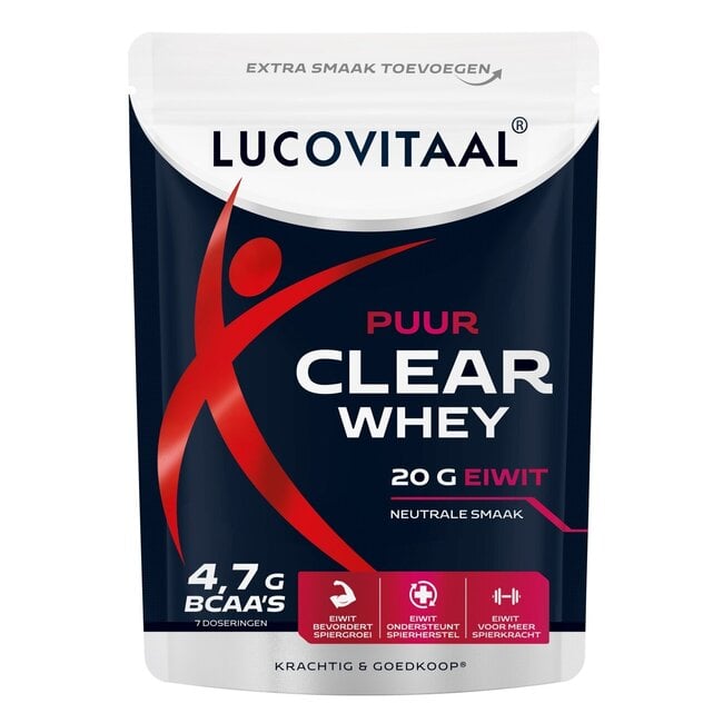 Clear whey poeder puur 175 Gram