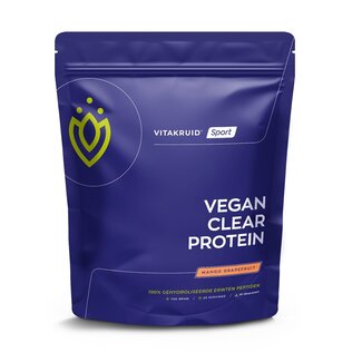 Vitakruid Vegan clear protein mango grapefruit 750 Gram