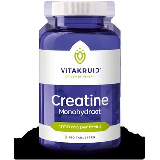 Vitakruid Creatine monohydraat 1000mg 180 Tabletten
