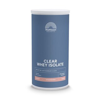 Mattisson Mattisson Clear Whey Isolate Fraise 400 g
