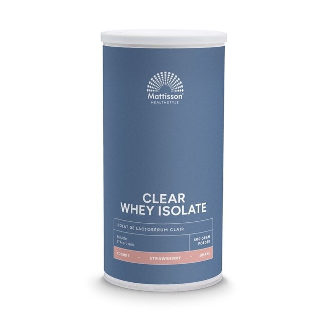 Clear whey isolate strawberry 400 Gram