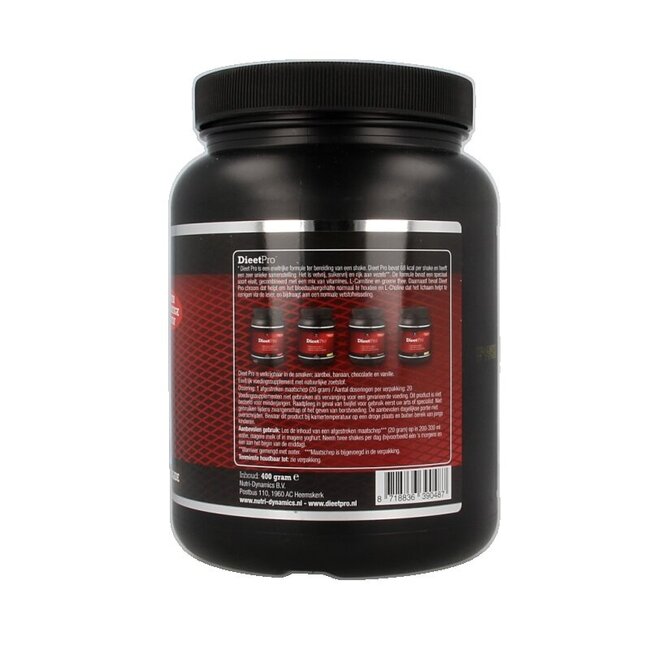 Dieet Pro Stevia chocolat 400 g