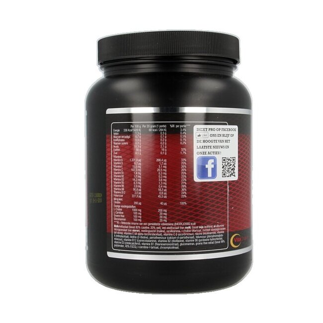 Dieet Pro Stevia vanille 400 Gram